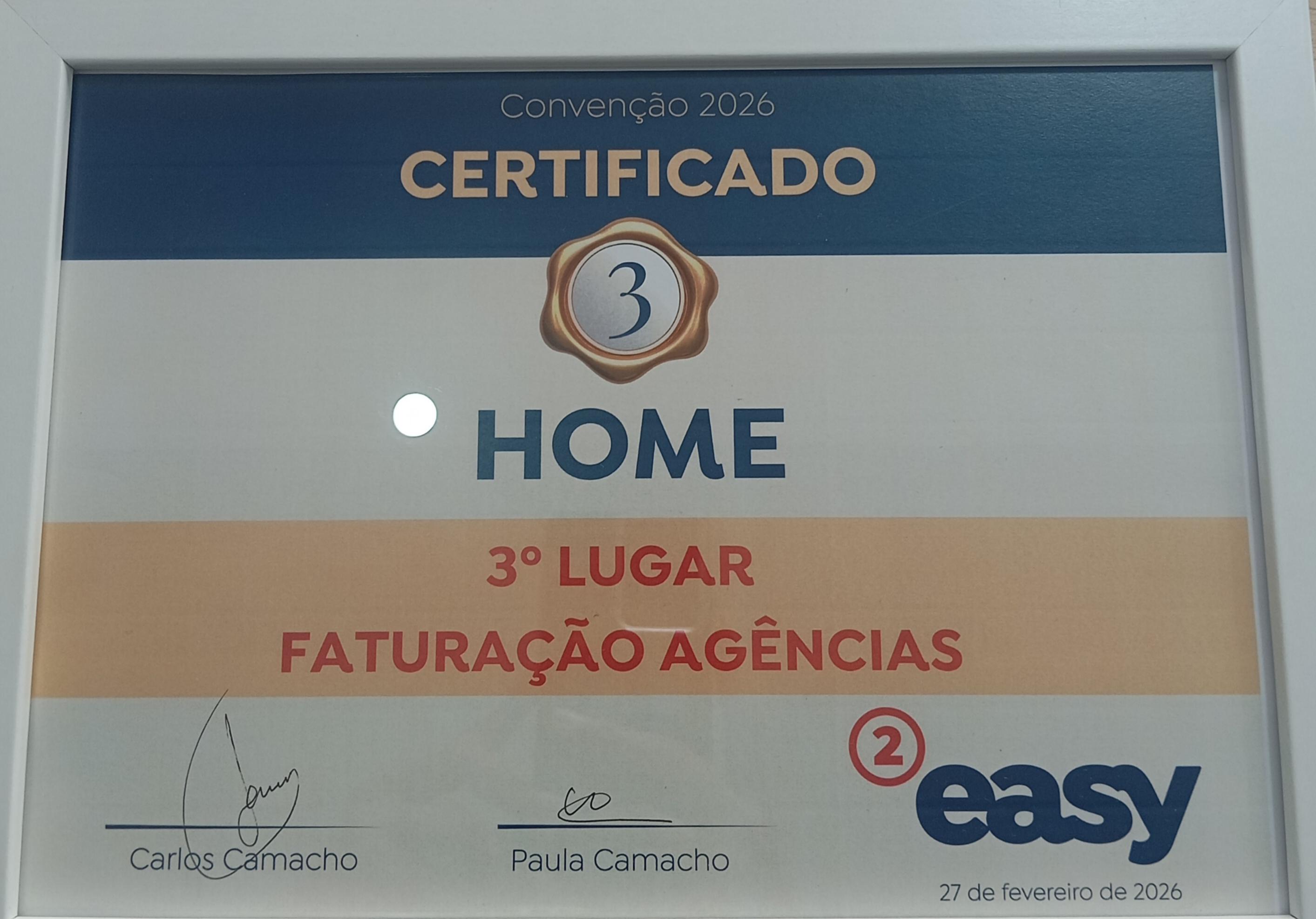 3º Lugar faturação